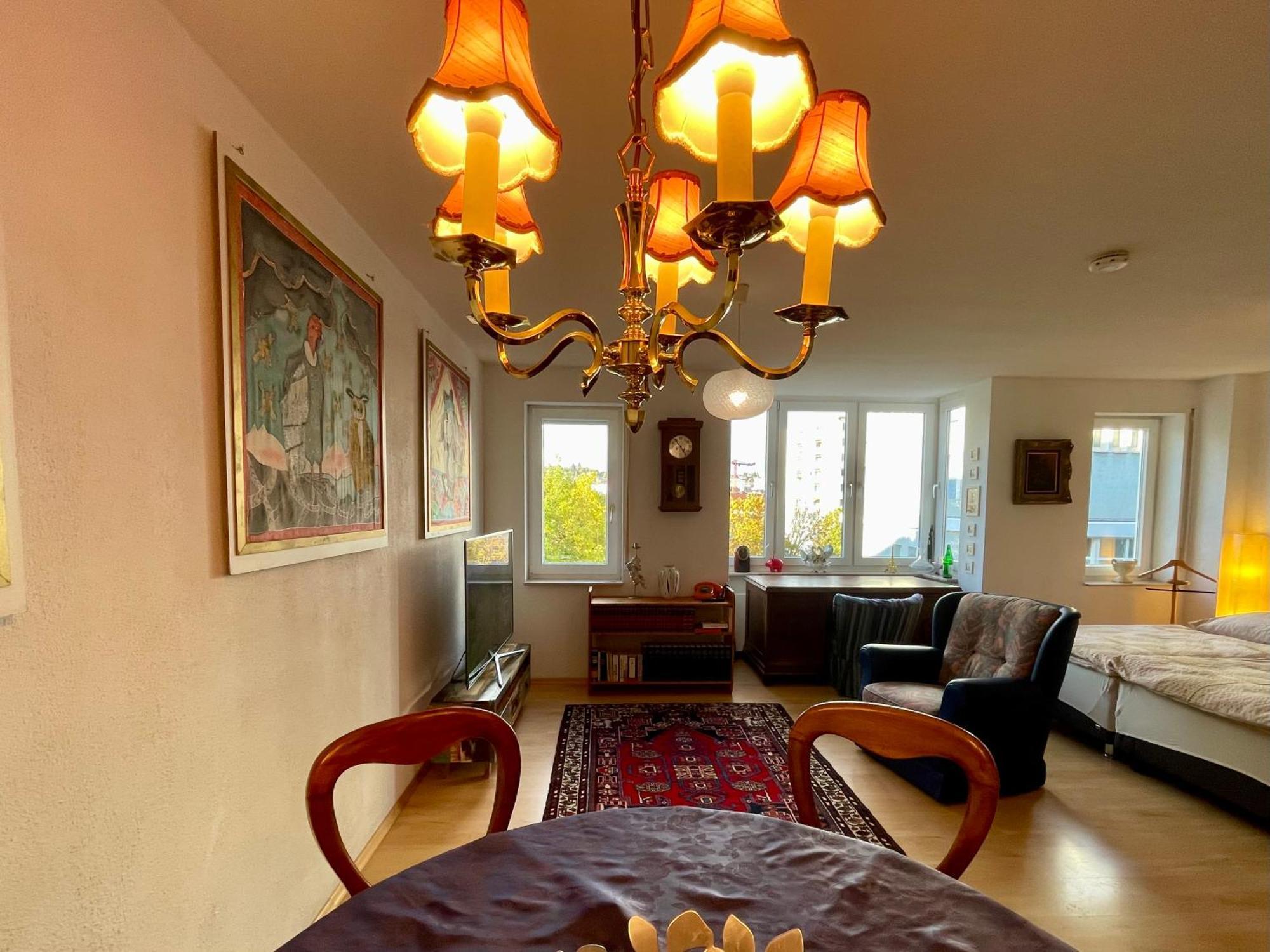 Wunderschoenes Apartment Im Zentrum Goldstadt ฟอร์ซไฮม์ ภายนอก รูปภาพ